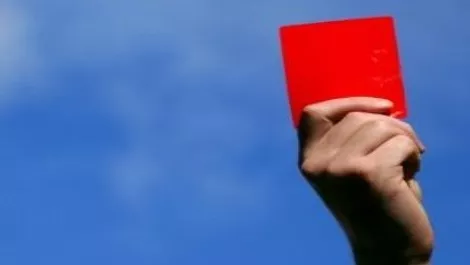 Red card 1