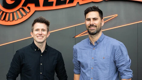 Hugo parcell  l  and tom harding  r 