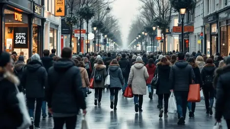 Black Friday UK footfall dips 3% as shoppers seek better deals