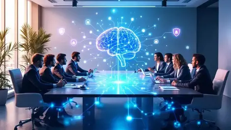 Uk corporate meeting ai brain network governance security risk