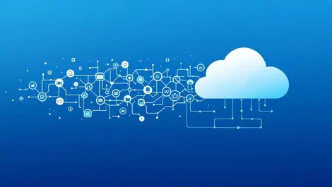 Tangled cloud network evolving into organized layered cloud system