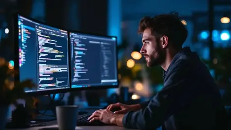 Dev night windows11 office ai assistant python coding scene