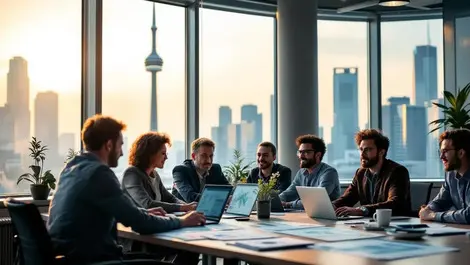 Canadian professors toronto office neural network data meeting