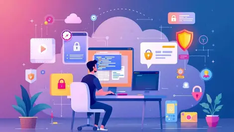 Autonomous coding assistant secure cloud dev workstation v2 illustration